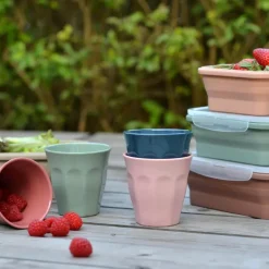 Outdoor drikkebeger 6 stk mørkeblå