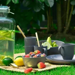 Outdoor krus 40 cl grå