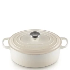 Oval gryte 4,1L meringue