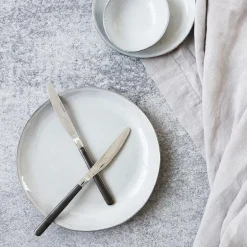 Ox kniv 23 cm svart/sølv