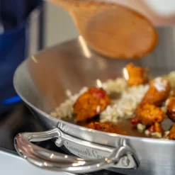 Paellapanne 30 cm rustfritt stål