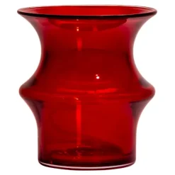 Pagod vase 167 mm rød
