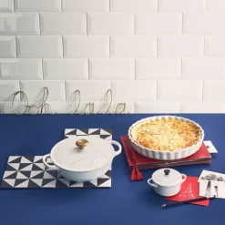 Paiform steintøy 28 cm white