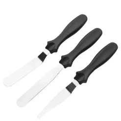 Palettkniv sett 3 deler svart