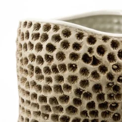 Pan vase 29 cm beige