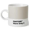 PANTONE espressokopp med hank 12 cl varm grå