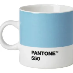 PANTONE espressokopp med hank 12 cl lys blå