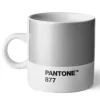 PANTONE espressokopp med hank 12 cl sølv