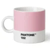 PANTONE espressokopp med hank 12 cl lys rosa