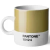 PANTONE espressokopp med hank 12 cl gull