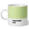 PANTONE espressokopp med hank 12 cl lys grønn