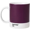 PANTONE kopp med hank 37,5 cl aubergine