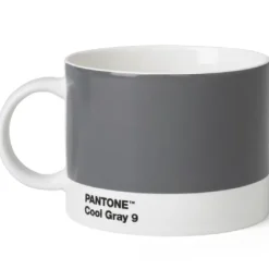 PANTONE tekopp med hank 47,5 cl kald grå
