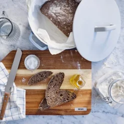 Papillon lettvektsgryte m/keramisk lokk 28 cm blå/beige