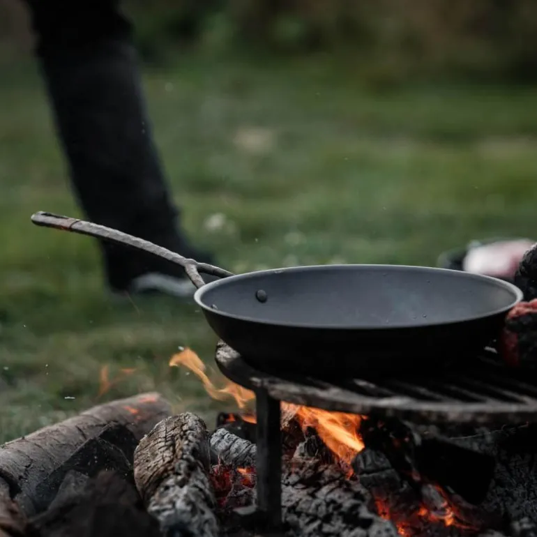 Papillon lettvektsgryte m/keramisk lokk 24 cm blå/beige