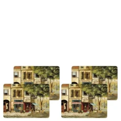 Parsian scenes bordbrikke 4 stk