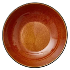 Pastaskål 20 cm svart/amber