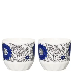 Pastoraali eggeglass 4 cl 2 stk blå