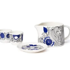 Pastoraali eggeglass 4 cl 2 stk blå