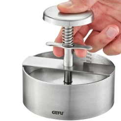 Patti hamburgerpresse 11,5 cm stål