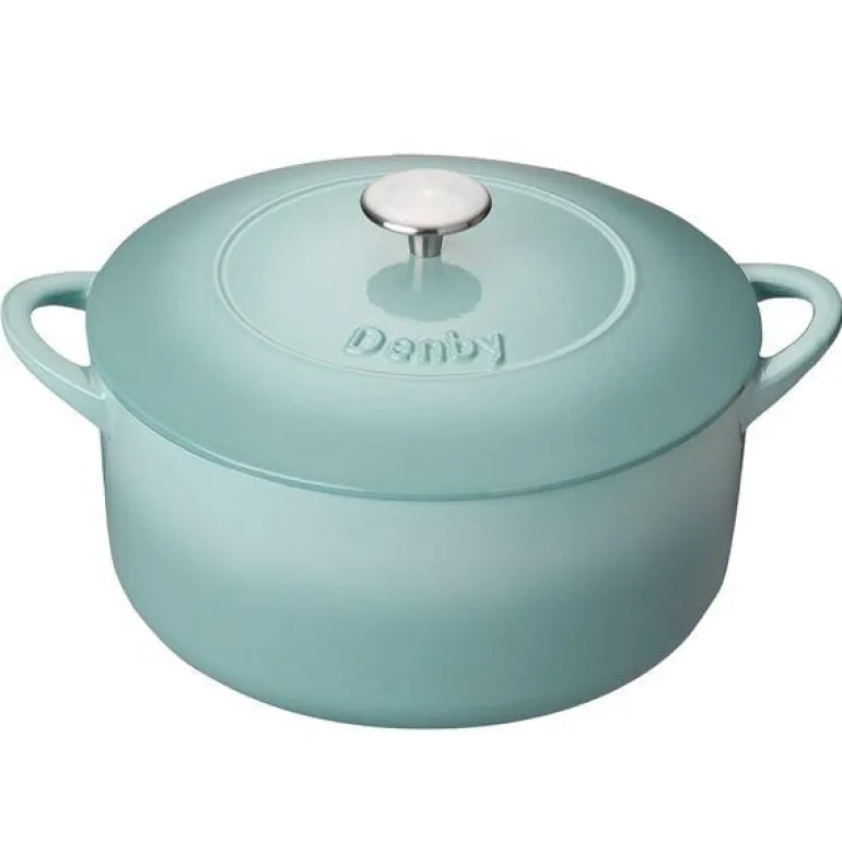 Pavilion støpejernsgryte 24 cm blå