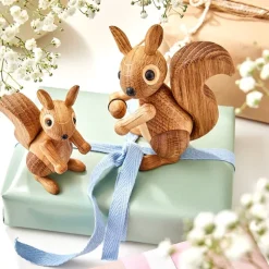 Peanut trefigur baby-Ekorn 8,5 cm