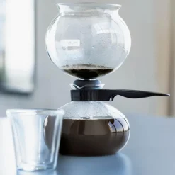 Pebo vakum kaffebrygger 1L svart