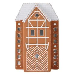 Pepparkakshus Ljuslykta Large Brun