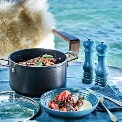 Pepperkvern 21 cm deep teal