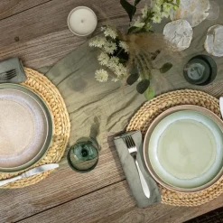 Perlemor alga tallerken 24 cm