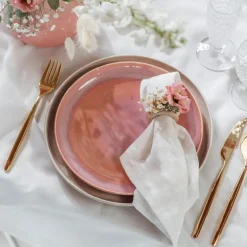 Perlemor coral tallerken 24 cm