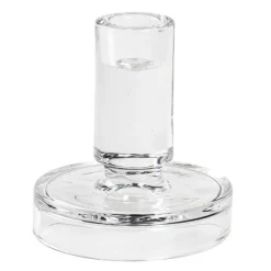 Petra lysestake 11 cm klart glass