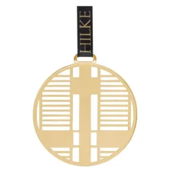 Piano tredekorasjon M 10 cm gull