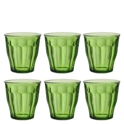 Picardie vannglass 25 cl 6 stk grønn