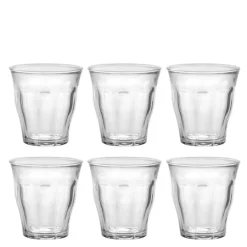 Picardie vannglass 20 cl 6 stk klar