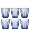 Picardie vannglass 25 cl 6 stk marin blå