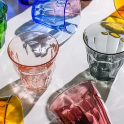 Picardie vannglass 25 cl 4 stk rosa