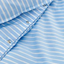 Piccolo dynetrekk 150x210 cm hvit/blå