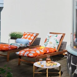 Piccolo pute 19x54 cm blå/hvit