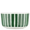 Piccolo skål 50 cl hvit/grønn