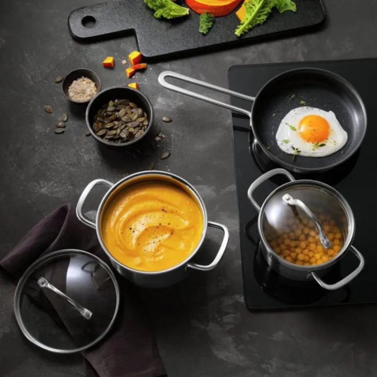 Pico gryte med glasslokk høy 12 cm 1L