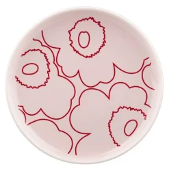 Piirto Unikko asjett 13,5 cm rosa/rød