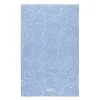 Piirto Unikko badehåndkle 160x100 cm blå/hvit