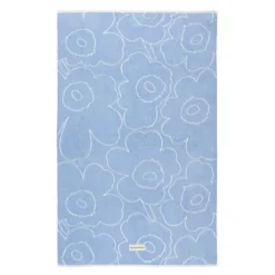 Piirto Unikko badehåndkle 160x100 cm blå/hvit
