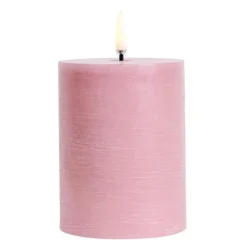Pillar LED-kubbelys 7,8x10,1 cm rosa