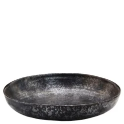 Pion skål 19 cm svart/brun