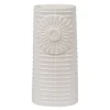 Pipanella Lines oval vase 18,1x8,5 cm hvit
