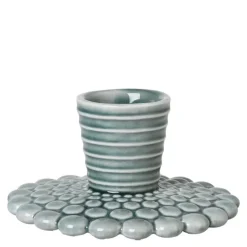 Pipanella lysestake 4,5x8,8 cm bubble lines blå/grå