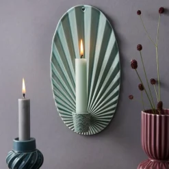 Pipanella Waves vegglysestake 24,5 cm peacock