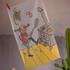 Pippi kjøkkenhåndkle 40x60 cm pannekakekos